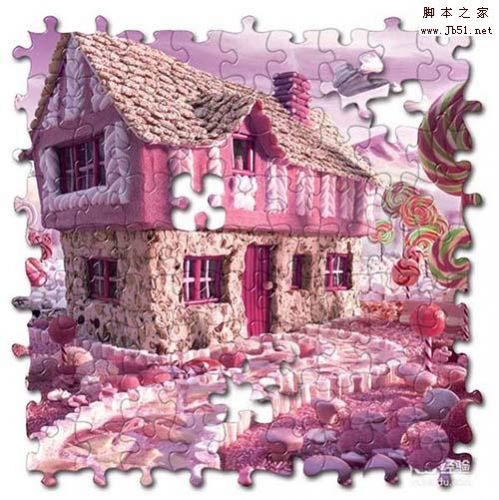 ps怎么制作拼图效果的图片?